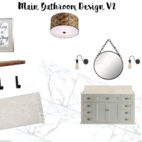 Bathroom Plan V2: Because Sometimes Tile Isn't Available